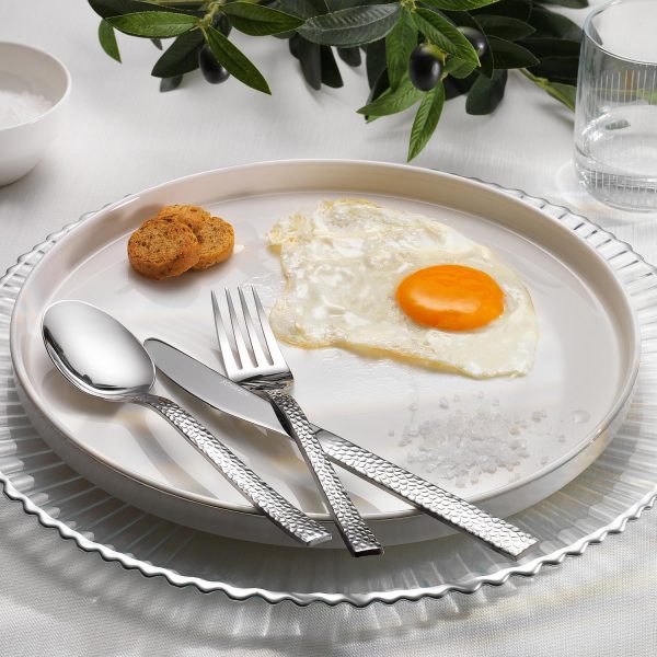 Schafer sheen 18 parça çatal/kaşık/bıçak takımı gümüş