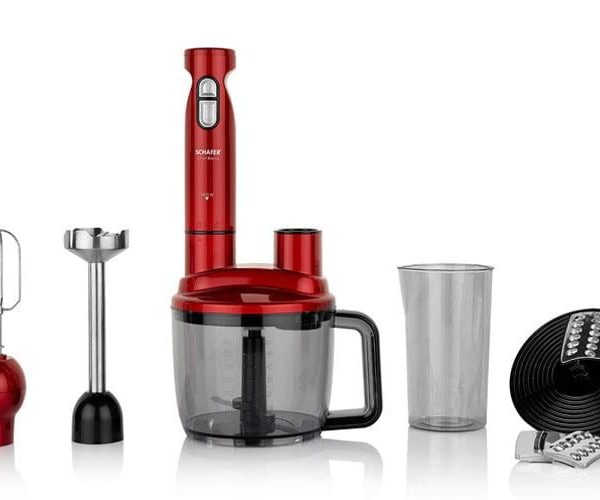 SCHAFER Chef Blend Mega Blender Set Kırmızı