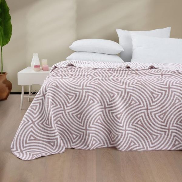 Schafer Home Casilla Çift Kişilik Battaniye 200x220-Mor