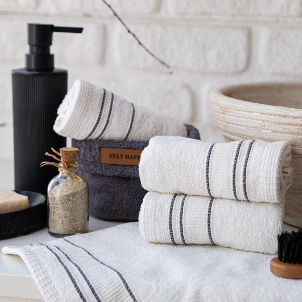 Schafer Home Daily 4 lü Havlu Seti 30x50 Cm-Antrasit