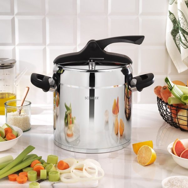 Schafer Classic Pro Düdüklü Tencere 8 L- Inox