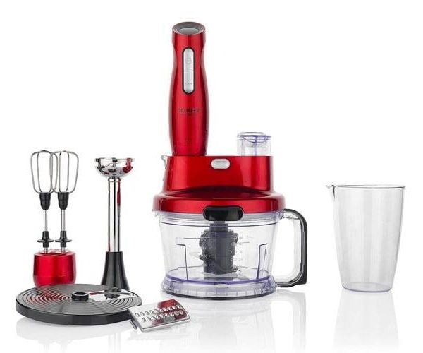 SCHAFER MEISTER MULTI BLENDER SET -17 PRÇ.- KIRMIZI-01